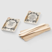 Huwelijksprogramma Hand Fan Halloween Gotisch Lijs Handwaaier (Niet-gemonteerd)