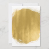 Huwelijksprogramma Inzetstuk Goud Verf Uitzicht Kaart (Achterkant)