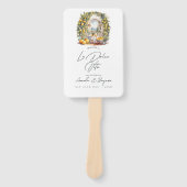 Huwelijksprogramma Mediterrane La Dolce Vita Handwaaier (Voorkant)