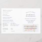Huwelijksprogramma Sjabloon Volgorde van de Dienst (Voorkant)