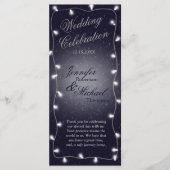 Huwelijksprogramma | STERRENNACHT Programmakaart (Voorkant)