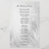 Huwelijksprogramma | Zacht zilver (Achterkant)