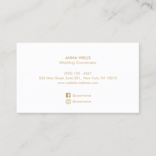 huwelijksraadsman visitekaartje (Achterkant)