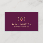 huwelijksraadsman visitekaartje (Voorkant)