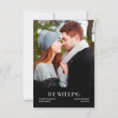 Huwelijksreactie op Hollywood-filmposter Kaart (Achterkant)