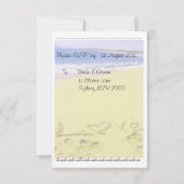 Huwelijksreactie RSVP Kaartje (Achterkant)