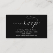 Huwelijksreactie via telefoon of e-mail informatiekaartje (Voorkant)