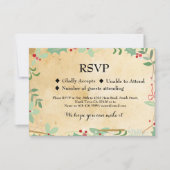 Huwelijksreactie Winter Vakantie Hulst Kaarten Uit RSVP Kaartje (Voorkant)