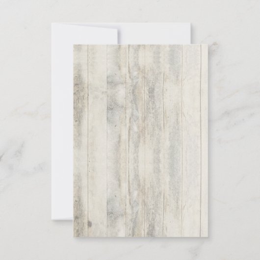 Huwelijksreactie Zeemansstijl met Roestige Kleuren RSVP Kaartje (Achterkant)