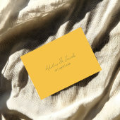 Huwelijksreactiekaart 'Lemon Kissed' RSVP Kaartje