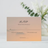 Huwelijksreactiekaart RSVP Kaartje (Staand voorkant)