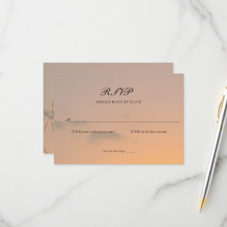 Huwelijksreactiekaart RSVP Kaartje