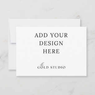 Huwelijksreactiekaart RSVP-sjabloon (3,5 x 5 inch) RSVP Kaartje