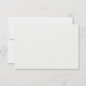 Huwelijksreactiekaarten van Willow Sage RSVP Kaartje (Achterkant)
