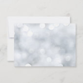 Huwelijksreactiekaartjes met licht RSVP Kaartje (Achterkant)