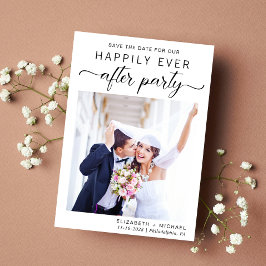 Huwelijksreceptie Foto Save The Date