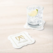Huwelijksreceptie gepersonaliseerd kartonnen onderzetters (Insitu)