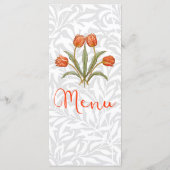Huwelijksreceptie Menu (Achterkant)