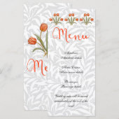 Huwelijksreceptie Menu (Voorkant / Achterkant)