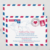 Huwelijksreceptie na de bruiloft in Spanje per luc Kaart (Voorkant / Achterkant)