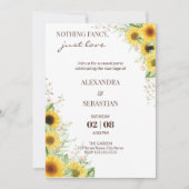 Huwelijksreceptie Uitnodiging (Voorkant)