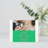 Huwelijksreceptie Uitnodiging Kaart (Staand voorkant)