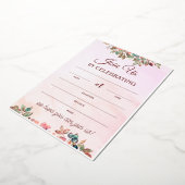 Huwelijksreceptie Uitnodiging Schattigee Wedding P (Gedraaid)