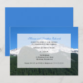 Huwelijksreceptie Uitsluitend uitnodiging — Mounta (Voorkant / Achterkant)