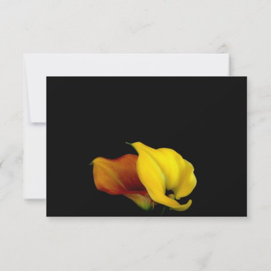 Huwelijksreceptiekaart Uitnodiging (Achterkant)