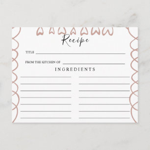 Huwelijksreceptkaart voor hartjes briefkaart