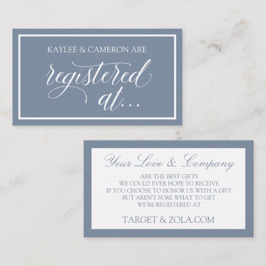 Huwelijksregister / Geregistreerd bij Kaarten - Du (Voorkant / Achterkant)