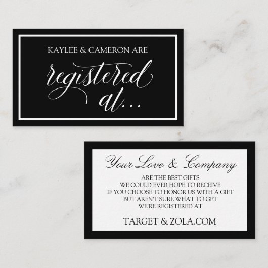 Huwelijksregister - Geregistreerd bij Kaarten - Zw (Voorkant / Achterkant)