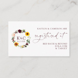 Huwelijksregister Kaarten Zonnebloem Bourgondische