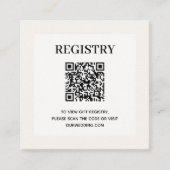 Huwelijksregister QR-code Informatiekaartje (Voorkant)