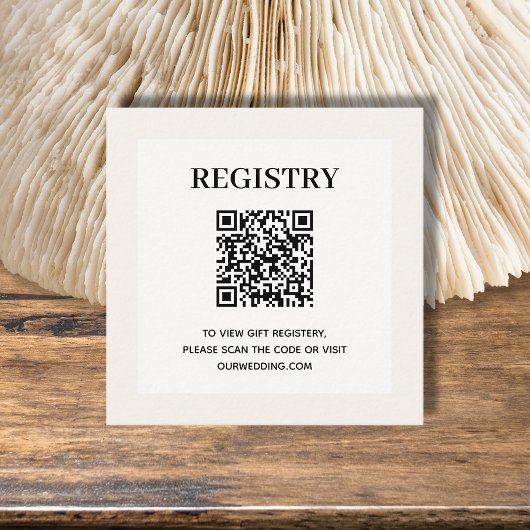 Huwelijksregister QR-code Informatiekaartje