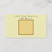 Huwelijksregisterkaart (Upload uw persoonlijke QR- Informatiekaartje (Achterkant)