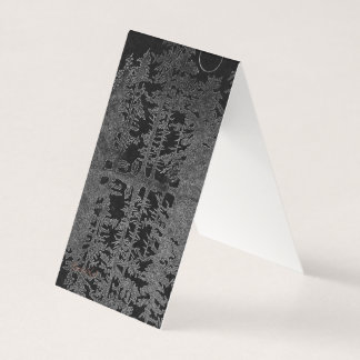 huwelijksreis, betoverend bos, zwarte boskunst visitekaartje