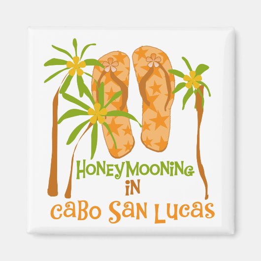 Huwelijksreis Cabo San Lucas Tshirts en geschenken Magneet (Voorkant)