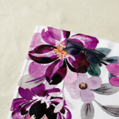 Huwelijksreis Cadeaus - Gepersonaliseerd Bloemmoti Strandlaken (In situ)