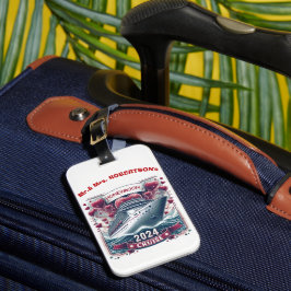 Huwelijksreis Cruise 2024, net getrouwd, Valentijn Bagagelabel