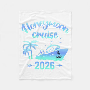 Huwelijksreis Cruise Getrouwd 2026 Koppels Matchin Fleece Deken