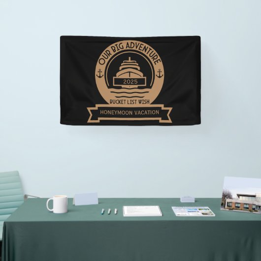 Huwelijksreis Cruise Spandoek (Beurs)