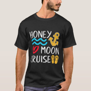 Huwelijksreis Cruiseschip Koppels Grote Gift Bruid T-shirt