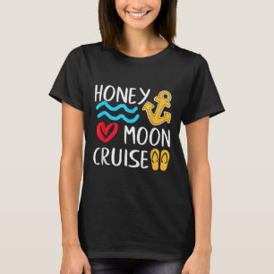 Huwelijksreis Cruiseschip Koppels Grote Gift Bruid T-shirt