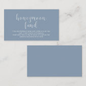 Huwelijksreis fonds, Modern Minimaal Informatiekaartje (Voorkant / Achterkant)