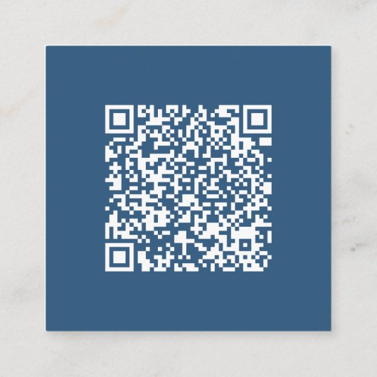 Huwelijksreis Fonds QR Code Elegant Bloemen Bruilo Informatiekaartje (Achterkant)