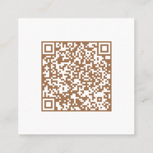 Huwelijksreis Fonds QR Code Elegant Bloemen Bruilo Informatiekaartje (Achterkant)