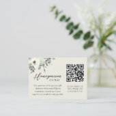 Huwelijksreis Fonds QR Code Registerkaart Bijlage (Staand voorkant)