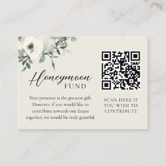 Huwelijksreis Fonds QR Code Registerkaart Bijlage