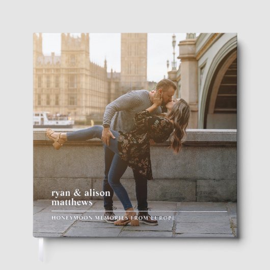 Huwelijksreis Herinneringen Scrapbook Gastenboek (Voorkant)